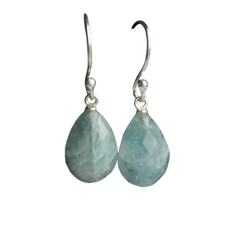 Amazonite Sterling Silver Dangle Earrings